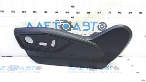 Left side driver's seat trim for Audi Q7 16-19, black, broken mount