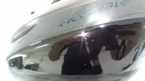 Left side mirror assembly for Honda CRV 23-25 with cover, 8 pins, turn signal, heated, BSM, black, scratches, sand