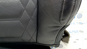Ford Escape MK4 2023-2025 driver's seat back upholstery, black leather with perforation, heated, dents