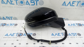 Honda CRV 23-25 right side mirror assembly with cover, 8 pins, turn signal, heated, BSM, black, scratches, sand