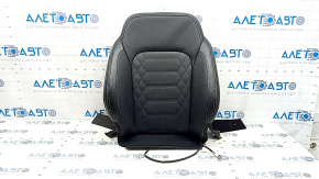Ford Escape MK4 2023-2025 passenger seat back upholstery, black leather with perforation, heated, scratched