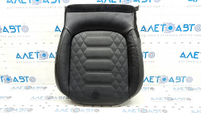 Ford Escape MK4 2023-2025 passenger seat cushion upholstery, black leather with perforation, heated, dented, scratched