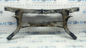 The rear subframe of the Kia Niro 17-22 HEV, PHEV is rusty, the bolt is cut off.