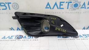 Front left fog light frame for Ford C-max MK2 2013-2018 USA with chrome ring, scratches, broken mount