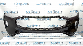 Front bumper, bare, Ford Escape MK4 23-24, for parking sensors and automatic parking, red, non-factory holes, scratch