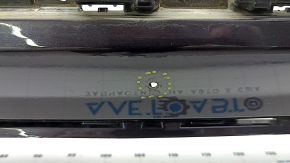 Front bumper, bare, Ford Escape MK4 23-24, for parking sensors and automatic parking, red, non-factory holes, scratch