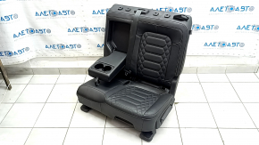 Left rear seat for Ford Escape MK4 2023-2024 without airbag, manual, black leather, perforated, with armrest, with belt, dented