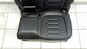 Left rear seat for Ford Escape MK4 2023-2024 without airbag, manual, black leather, perforated, with armrest, with belt, dented