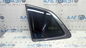 Rear left window, blind glass, Honda CRV 23-25, tinted, chrome, scratches on chrome