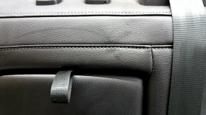 Left rear seat for Ford Escape MK4 2023-2024 without airbag, manual, black leather, perforated, with armrest, with belt, dented