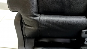 Left rear seat for Ford Escape MK4 2023-2024 without airbag, manual, black leather, perforated, with armrest, with belt, dented