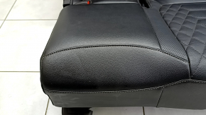 Left rear seat for Ford Escape MK4 2023-2024 without airbag, manual, black leather, perforated, with armrest, with belt, dented
