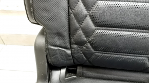 Right rear seat for Ford Escape MK4 2023-2024 without airbag, mechanical, black leather, perforated, dented