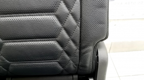 Right rear seat for Ford Escape MK4 2023-2024 without airbag, mechanical, black leather, perforated, dented