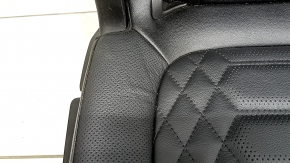 Right rear seat for Ford Escape MK4 2023-2024 without airbag, mechanical, black leather, perforated, dented