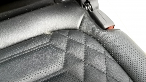 Right rear seat for Ford Escape MK4 2023-2024 without airbag, mechanical, black leather, perforated, dented