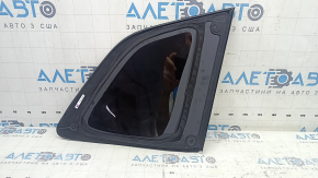 Rear left window, blind glass, Honda CRV 23-25, tinted, chrome, scratches on chrome