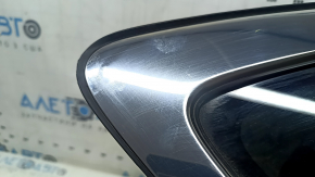 Rear right window, blind glass, Honda CRV 23-25, tinted, chrome, scratches on chrome