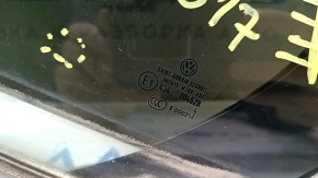 Rear left triangle door glass VW Jetta 11-18 USA scratches on the glass