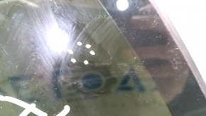 Rear left triangle door glass VW Jetta 11-18 USA scratches on the glass