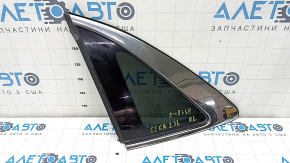 Rear left window, fixed glass, Ford Escape MK4 20-25, tinted, chrome, scratches