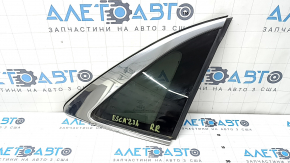 Rear right window, fixed glass, Ford Escape MK4 20-25 tinted, chrome