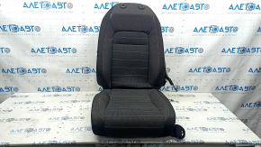 Heated driver's seat cover for a Honda CRV 23-25, black fabric with orange stitching, Sport, dry-cleanable, dented
