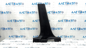 Lower left center pillar trim for Nissan Rogue 21-24, black, S US built, with plug, scratches