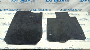 Set of Honda CRV 23-25 floor mats, black, for cleaning