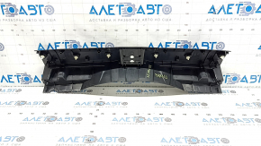 Nissan Rogue 21-24 trunk opening trim, black, US built, with plug, scratches, broken mount