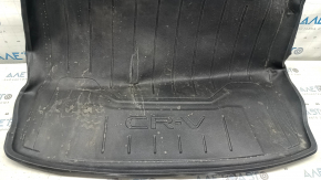 Trunk mat for Honda CRV 23-25, black rubber, dented, needs cleaning