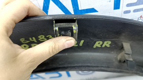 Nissan Rogue 21-24 US-built rear right fender arch trim, structure, scratches, broken fasteners