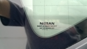 Rear left window, blind glass, Nissan Rogue 21-24 US built, tinted, seal cut