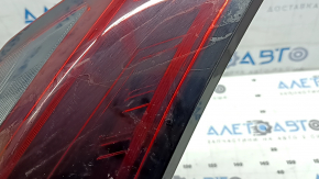 Right inner tailgate light for Nissan Rogue 21-24 halogen + LED, built-in, scratches, glued on