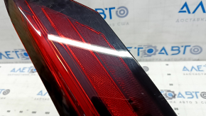 Nissan Rogue 21-24 right outer fender light, halogen + LED, built-in, scratches, glued on