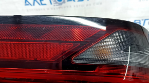 Nissan Rogue 21-24 right outer fender light, halogen + LED, built-in, scratches, glued on