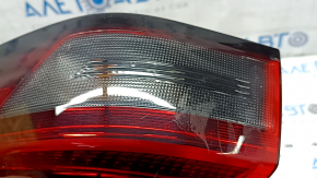Nissan Rogue 21-24 right outer fender light, halogen + LED, built-in, scratches, glued on