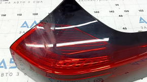 Nissan Rogue 21-24 right outer fender light, halogen + LED, built-in, scratches, glued on