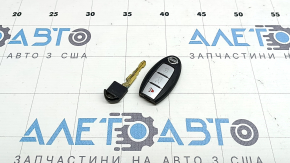 Nissan Rogue 21-22 S key, 3 buttons, chrome, scratches, oxidized tip