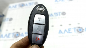 Nissan Rogue 21-22 S key, 3 buttons, chrome, scratches, oxidized tip