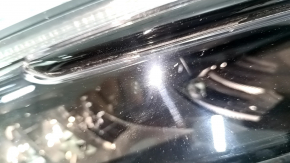 Honda CRV 23-25 LED front right headlight assembly with black glossy molding, sand