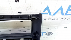 Rear center console trim for Audi Q7 16-25 black, scratches, broken fasteners