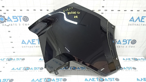 Right rear bumper, bare, Nissan Rogue 21-23 US built, black