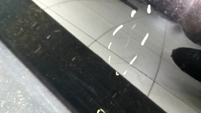 Bare front right door BMW 3 G20 19-24 keyless, black 475, dent, scratches