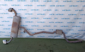BMW X5 F15 16-18 plug-in rear muffler with damper and resonator