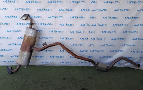 BMW X5 F15 16-18 plug-in rear muffler with damper and resonator