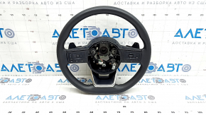 Nissan Rogue 21-21 steering wheel assembly, black rubber, US built, with paddle shifters, dented, worn