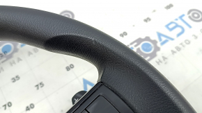 Nissan Rogue 21-21 steering wheel assembly, black rubber, US built, with paddle shifters, dented, worn