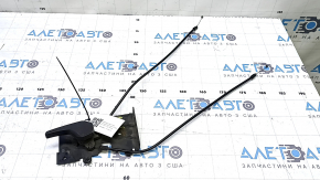 Audi Q7 16-25 hood release handle bracket with handle, broken mount