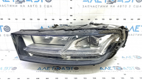 Left front headlight assembly for Audi Q7 16-19 LED, sand